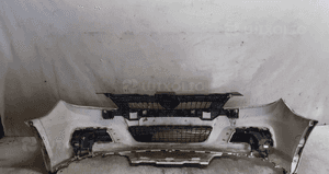 Zderzak przód przedni opel vectra c lift fl halogeny Z157 srebrny 5