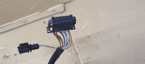 Lusterko lewe elektryczne 14 PIN 12+2 PIN Skoda Superb I 9910 6