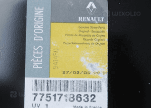Błotnik przedni przód prawy renault kangoo i lift 2003-2008 nowy 6