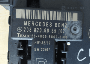 MERCEDES C 203 sterownik drzwi moduł przód tył RÓŻNE NUMERY 10