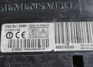 MODUŁ CIŚNIENIA OPON C5 I PEUGEOT 407 9655140080 2