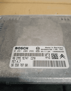 Komputer sterownik silnika peugeot 407 3.0 V6 9655878780 0261208266 3