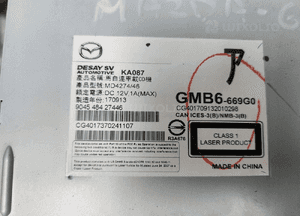 Mazda 6 iii gj 2.2D 2016-2019 odtwarzacz czytnik cd GMB6669G0 3