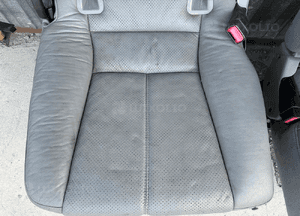 MERCEDES ml 163 fotel fotele kanapa szara skora siedzisko  zagłówek isofix 2