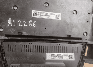 Panel sterowania klimatyzacji radio CD400 delphi opel astra j iv 4 3