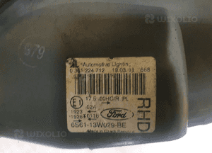 Lampa przednia prawa przód prawo ford fiesta MK6 lift 6