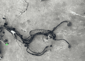 MERCEDES c 204 e 212 e 207 wiązka elektryczna z fartucha do lamp lewa prawa abs h7 LIFT  LED 2