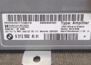WZMACNIACZ AUDIO HARMAN BMW 5 V F10 F11 9312592 3