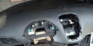 Peugeot 207 airbag poduszka kierowcy pasazera deska 6