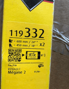 WYCIERACZKI PIORA PRZOD SWF RENAULT MEGANE TALISMA 2