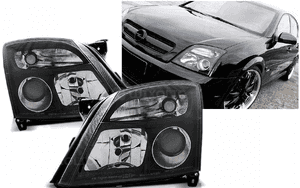 Opel Vectra C 02-05 Lampy Reflektory H7 DEPO BLACK 2