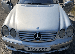 Maska Zderzak Reflektory Błotniki Wzmocnienie Belka Pas Przedni Lampy Mercedes CL500 CL600 W215 C215 Przyszowice 12