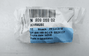 Zestaw śrub mocowań zderzaka tył audi A8 D4 4H0 3
