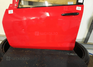 Drzwi przód przednie lewe do mazda 2 ii 2 gen. de 5D 5 drzwi hb czerwone 5