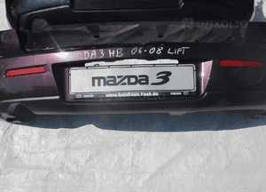 Zderzak tylny tył mazda 3 hb 06-09 lift 1