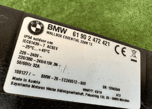 Wallbox ładowarka kabel bmw I3 I8 G70 U11 2472421 8