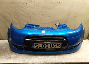 Zderzak przód citroen C1 lift fl vtr kmf niebieski 1