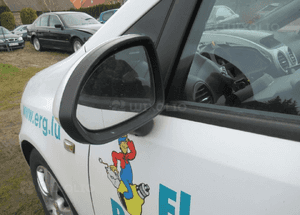 Lusterko elektryczne lewe opel corsa d 3 pin 2006- 2014 Y474 2
