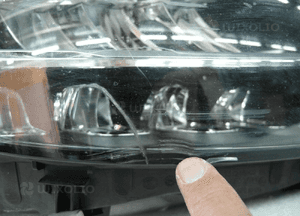 Mercedes 205 full led lift lampa przednia prawa 4