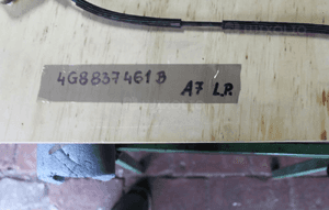 Mechanizm szyby lewy przedni audi A7 C7 4G8837461B 2015 5
