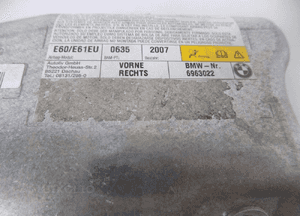 BMW 5 E60 E61 Poduszka Drzwi Przód R/ Airbag 5474 2