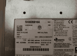 VW GOLF NAWIGACJA MIB3 MQB37W 5H0035816A 2