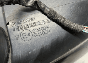 Lusterko prawe 8 pin mazda 6 gj 2014 uk 9