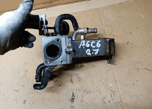 Chłodniczka spalin zawór EGR Audi A6 C6 2.7 TDI 059131511 059131063D 3