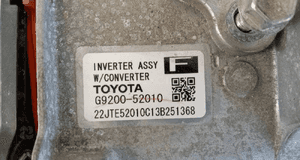 TOYOTA YARIS III 1.5 Hybryda 2011-2019 konwektor falownik  G9200-52010 6