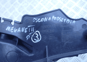 Osłona podszybia lewe megane iii 668630007R radom 2