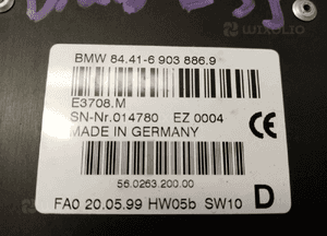 Moduł sterownik ECU sterowania głosem BMW 5 E39 6903886 4