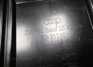 Audi Q3 83A 83F grill atrapa chłodnicy czarny chrom nowy oryginał 8