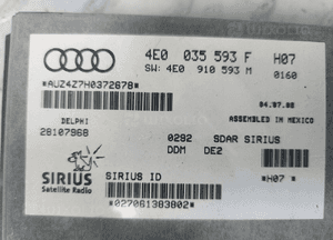 Audi B8 2.0TFSI moduł tuner radia 4E0035593F 2