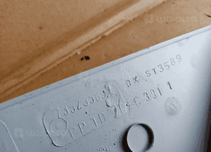 Osłona poszycie słupka prawy przód Fiat Panda II 3