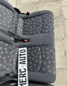 Mercedes vito 639 fotel trójka ławka kanapa koziołek 447 Viano v klasa Metris 2+1 komfort uchylna 4
