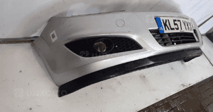 Zderzak przód przedni do opel astra h Z157 srebrny halogeny 4