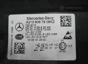 Mercedes A213 213 full led bdb lampa przednia prawa przód 9