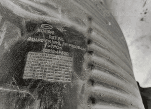 Nadkole lewe lewy przód Hyundai I20 I Lift 12-14r 86813-4P500 3