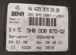MERCEDES s 221 cl 216 moduł STEROWNIK KLIMATYZACJI 6