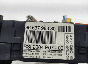 MODUŁ BSI SKRZYNKA BEZPIECZNIKÓW CITROEN JUMPY EXPERT SCUDO II 9663798380 4