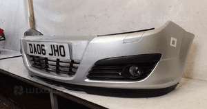 Zderzak przód przedni opel astra h 3 iii Z157 srebrny halogeny 2