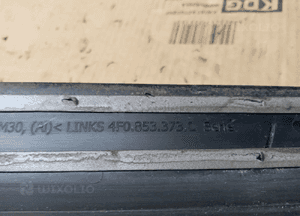 Listwa progowa progu lewy przód przednia lewa Audi A6 C6 4F0853373C 5