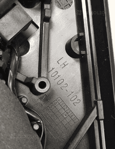 DACIA DUSTER 2 LIFT 2022- LUSTERKO ZEWNĘTRZNE LEWE ASYSTENT MARTWEJ STREFY 7 PIN ORYGINAŁ 11