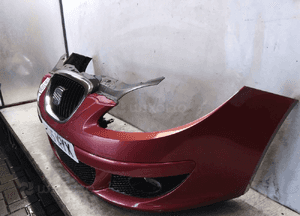 Zderzak przód przedni seat altea LS3X bordo bordowy halogeny 3
