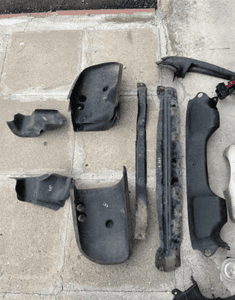 Porsche Cayenne mk1 osłona plastik wlot obudowa plastik 2