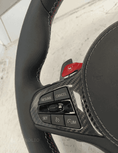 BMW G80 G82 M3 M4 M POWER KIEROWNICA MULTIFUNKCYJNA AIRBAG CARBON ŁOPATKI 6