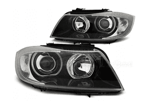 Reflektory BMW E90 E91 2005-2011 Ringi LED H7 DEPO - Oryginalne Lampy 5