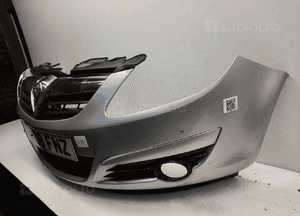 Zderzak przód przedni opel corsa d Z157 srebrny halogeny 3