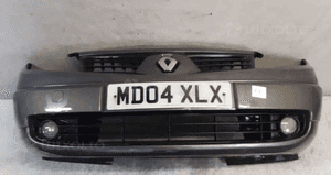 Zderzak przód przedni do renault scenic 2 ii halogeny fioletowy purpurowy 1