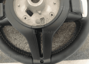Bmw F10 F11 F20 F30 kierownica multifunkcyjna airbag skóra łopatki niebiesko czerowna nić  nowa 12